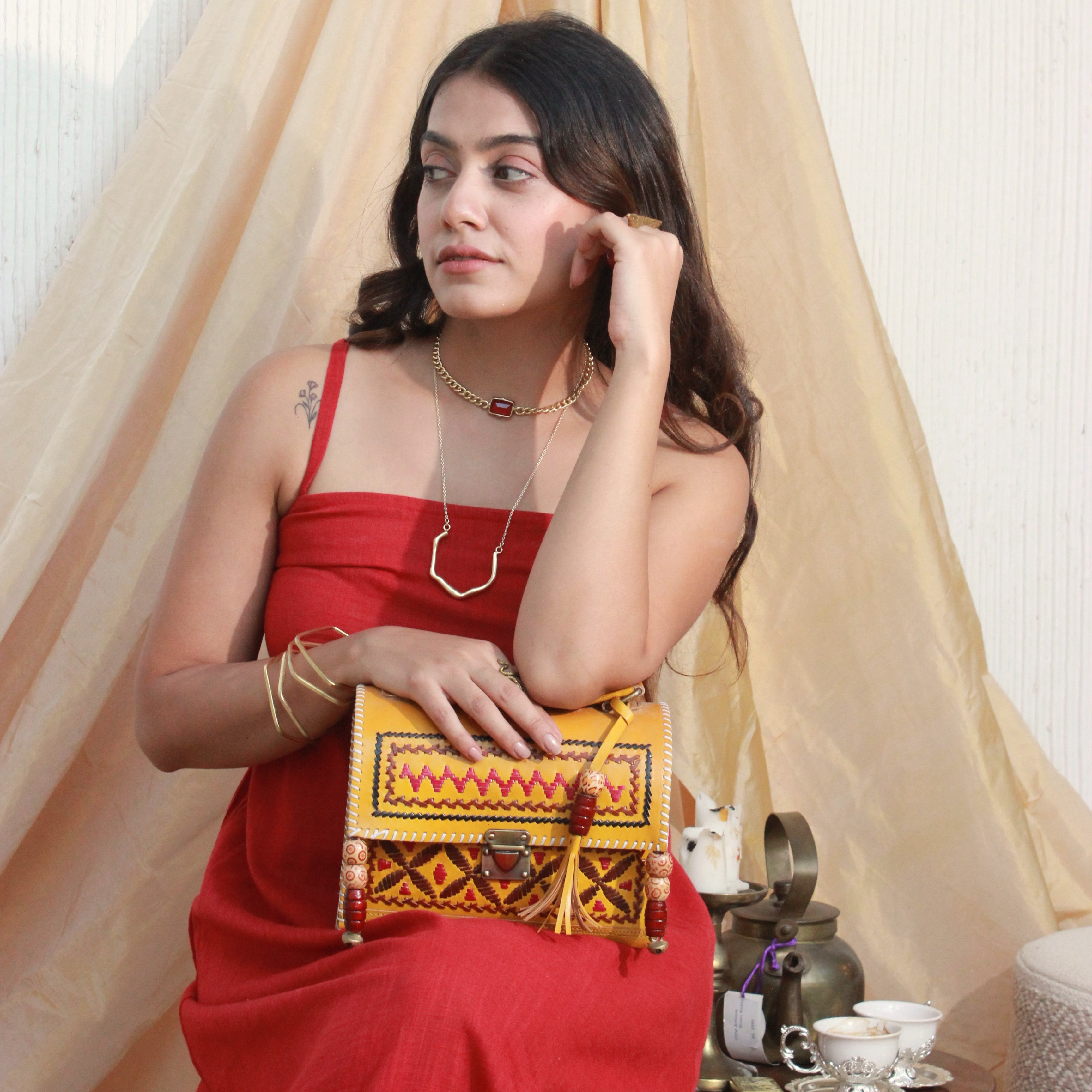 Nakshatriya Leather Bag