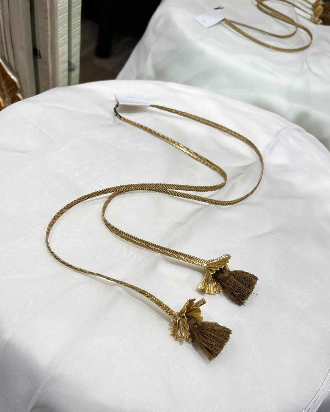 Handcrafted Hair String Golden