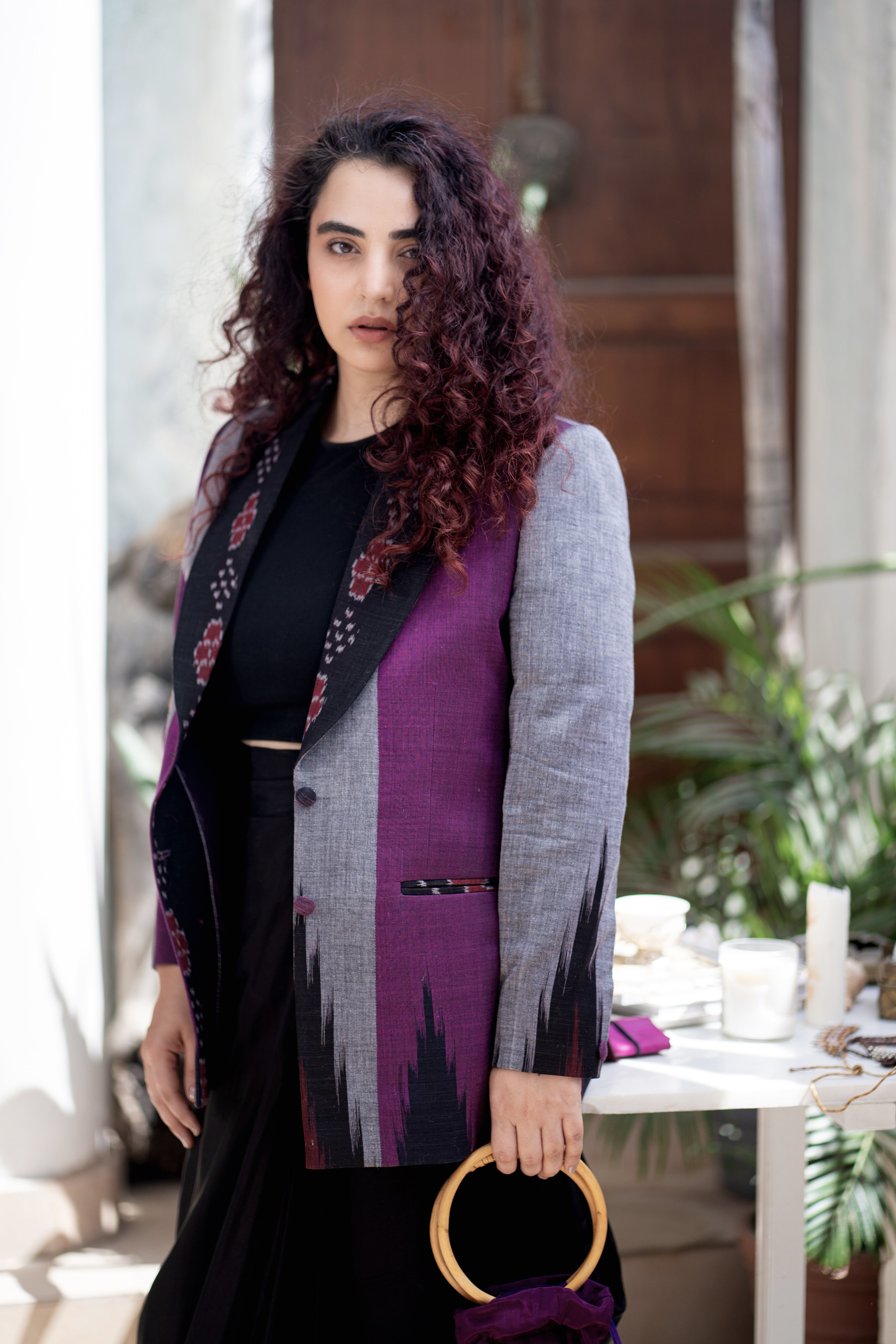 Temple Ikkat Blazer