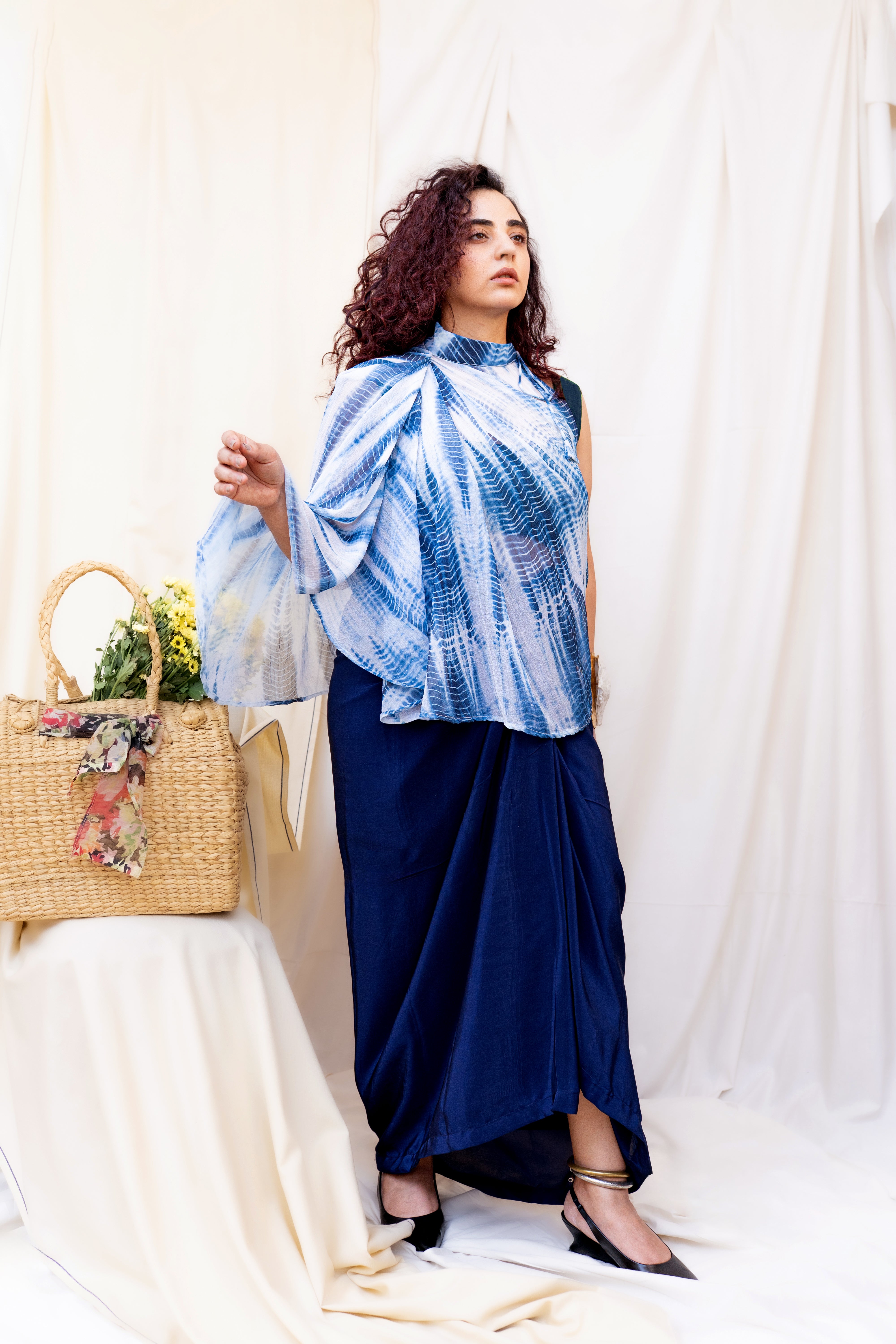 Shibori Set in Blue (set of 3)