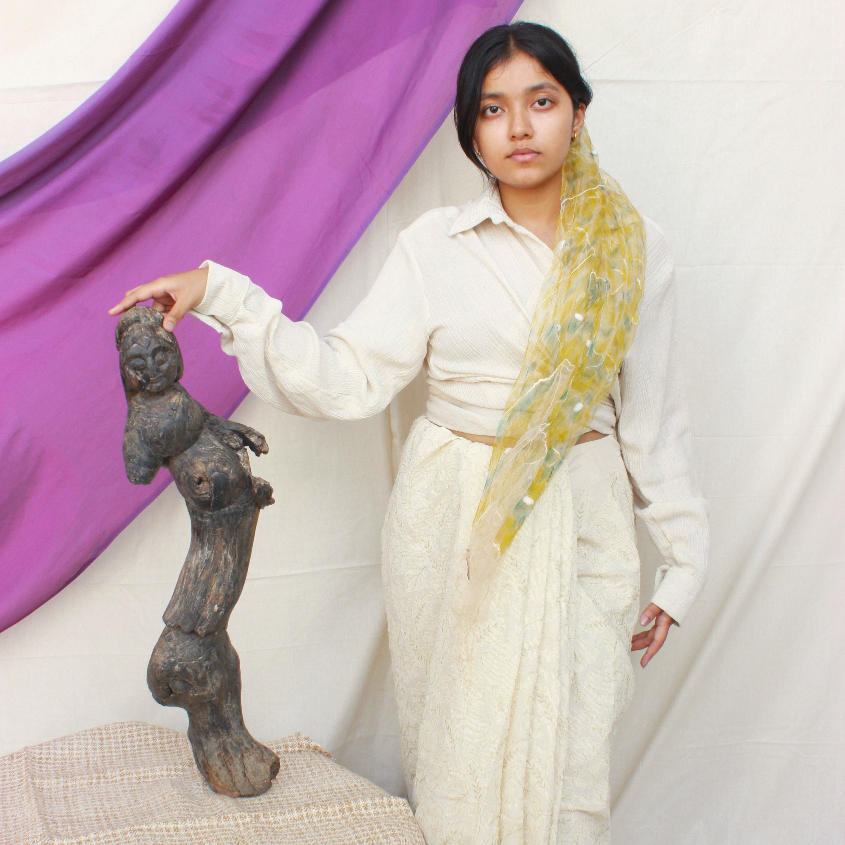 Dhara (Wooden Sculpture)