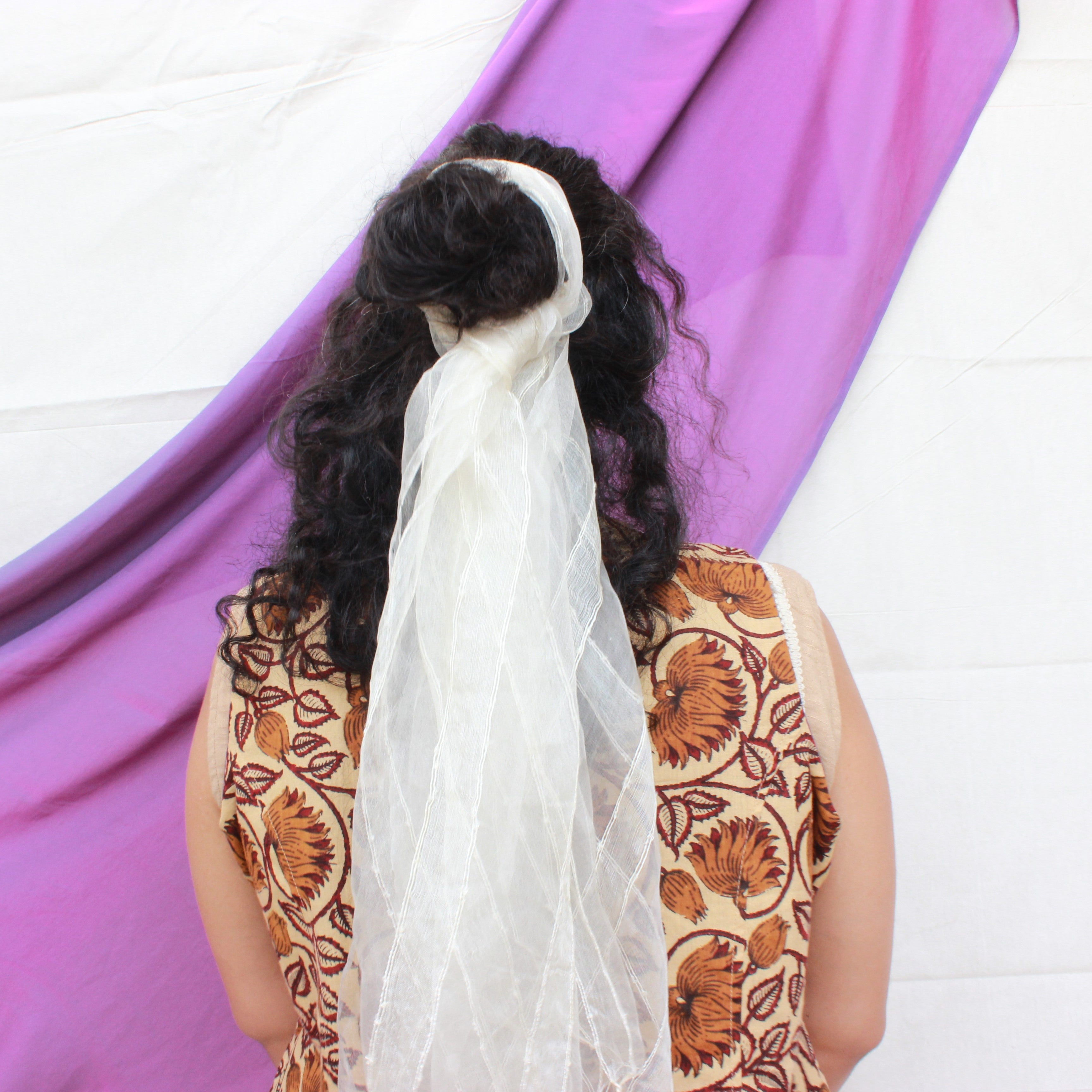 Cloud veil scarf