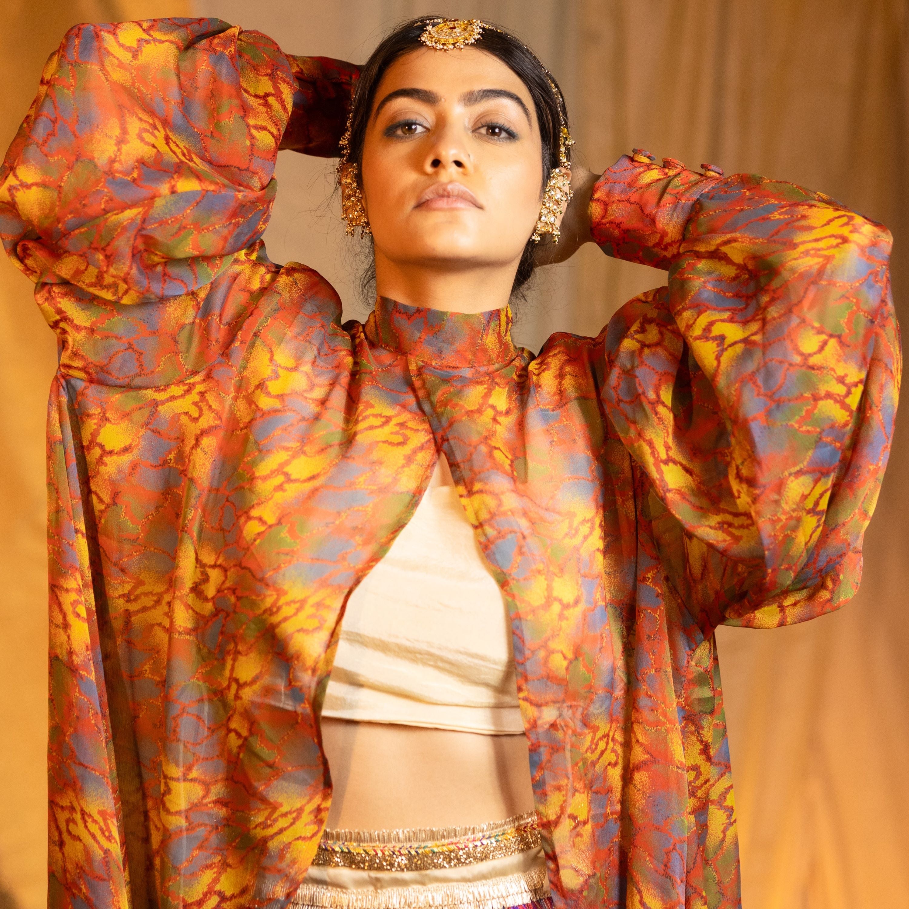 Bahar Bishop Sleeve Cape