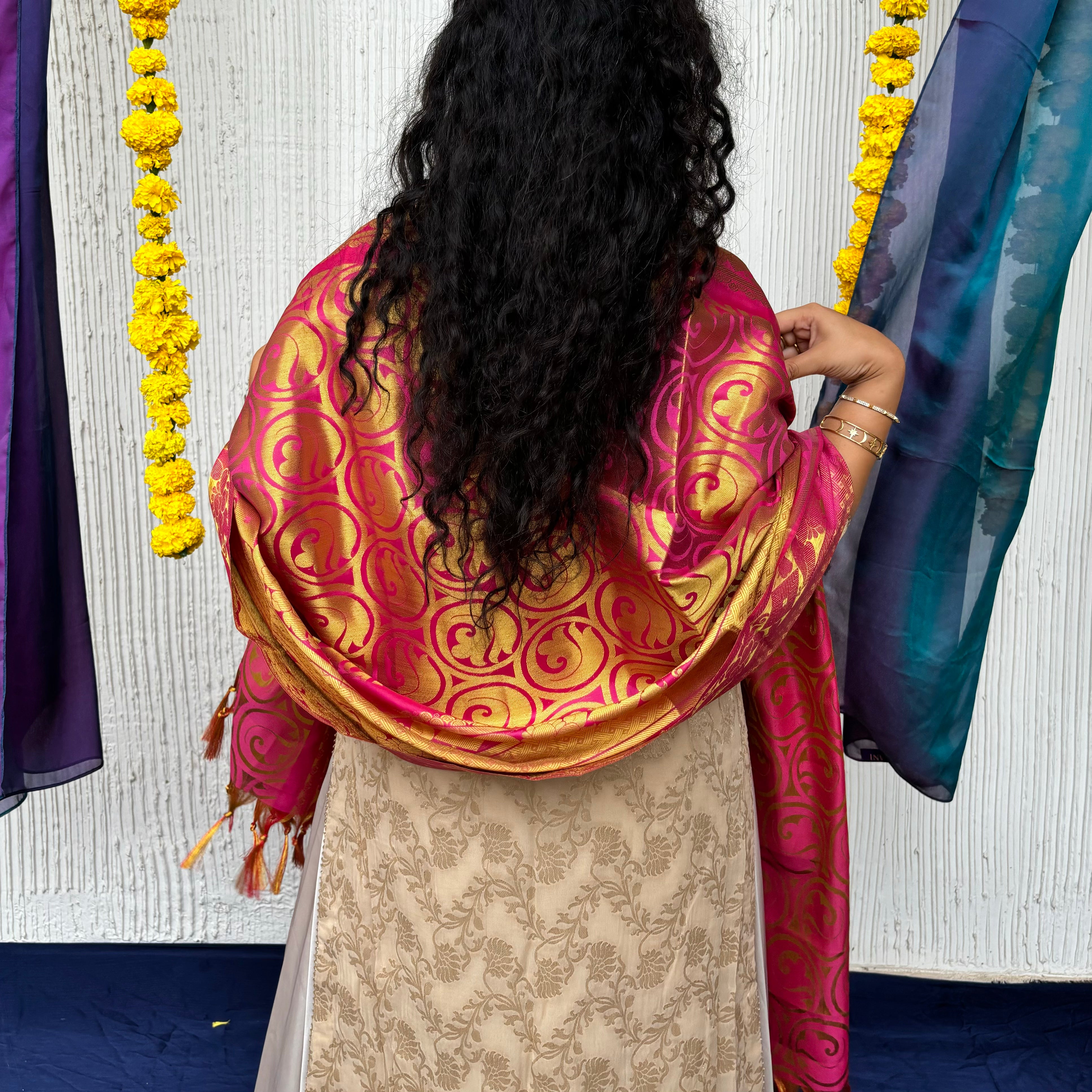 Gulaab Brocade Dupatta