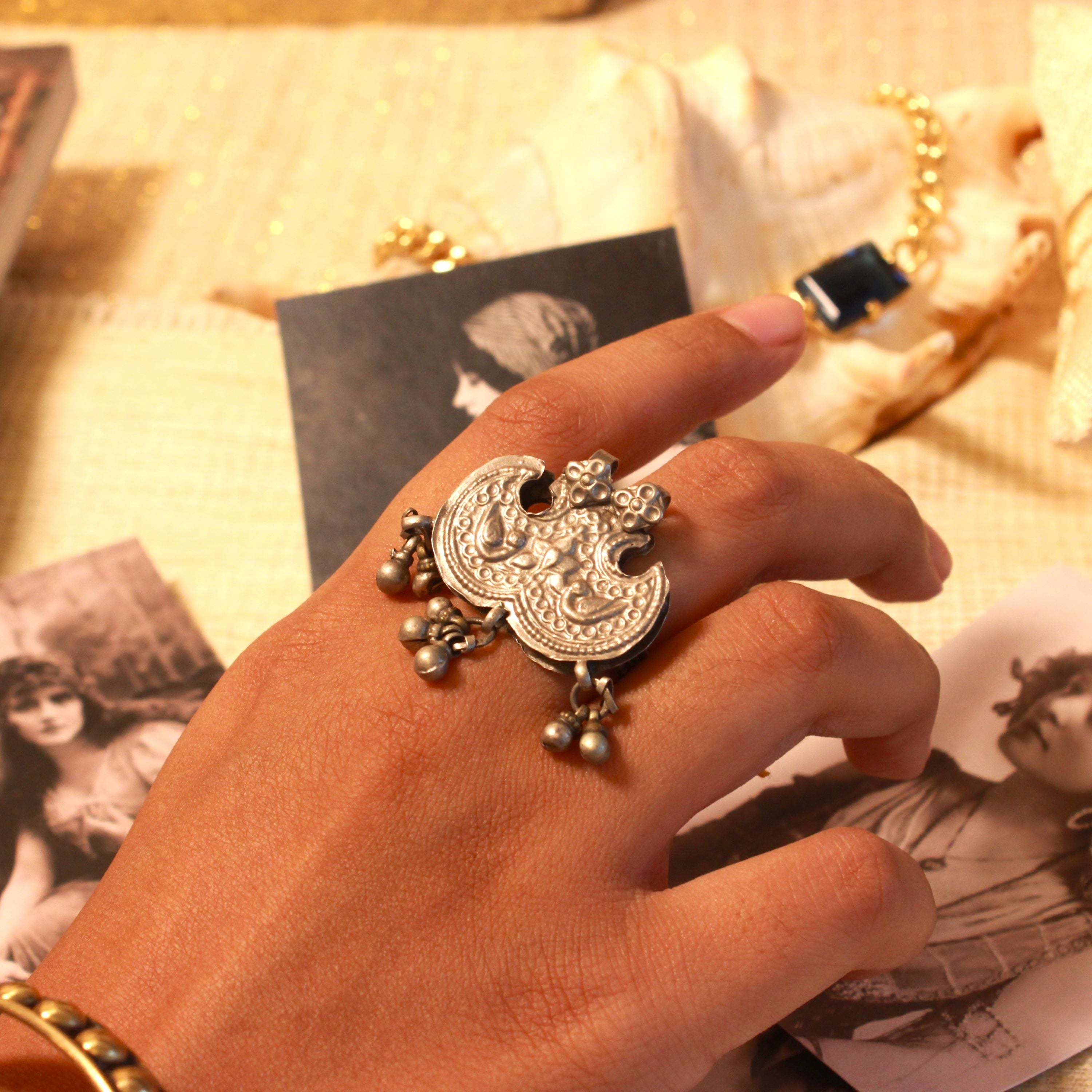 Tabeez Crescent Ring